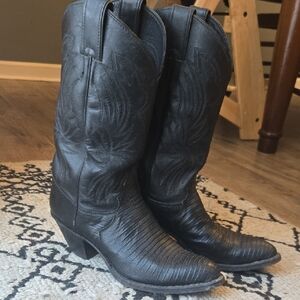 Justin Vintage Lizzard Boots 4734